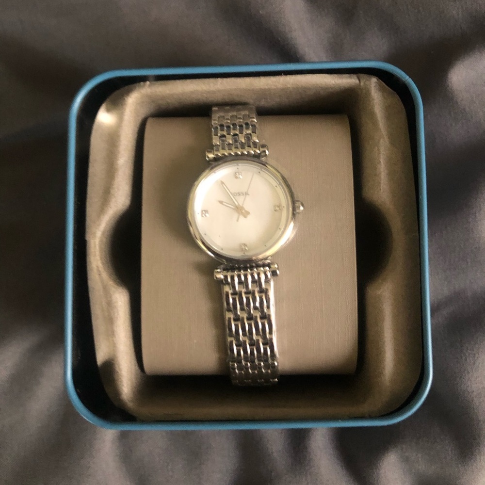 Fossil Women’s Carlie Stainless Steel Watch ES4430